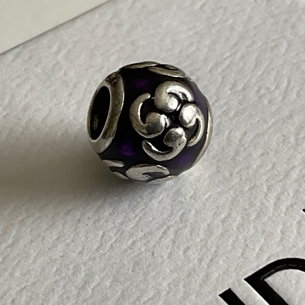 Pandora dark purple charm
